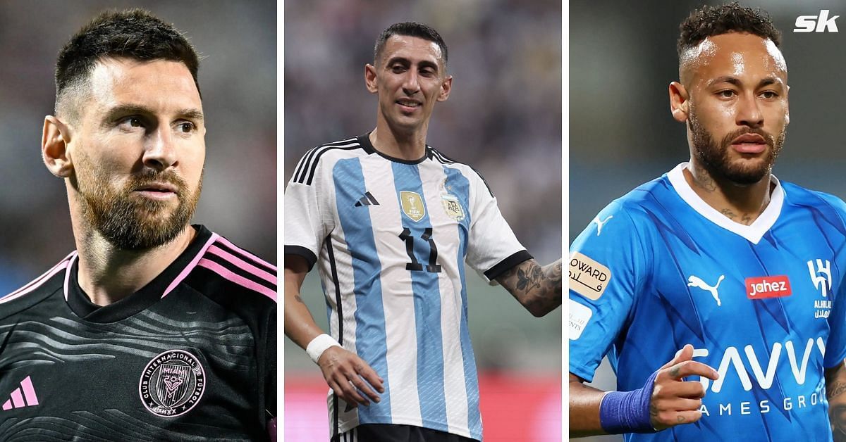 Angel di Maria included Lionel Messi and Neymar but not Cristiano Ronaldo in his ultimate XI