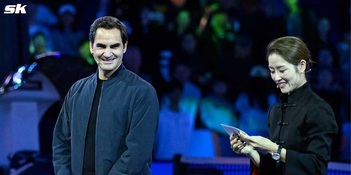 Roger Federer gets identified by local fan in Shanghai during trip to vegetable market