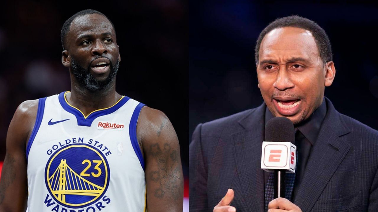 Stephen A. Smith (R) responded to Draymond Green (L)