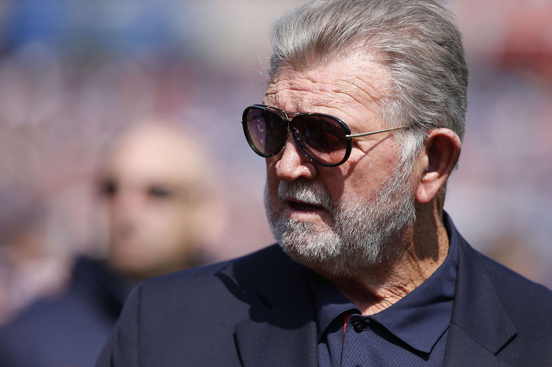 Mike Ditka at Atlanta Falcons vs Chicago Bears