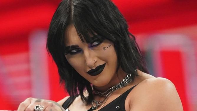 Rhea Ripley’s real-life partner replicating signature WWE move goes viral on social media