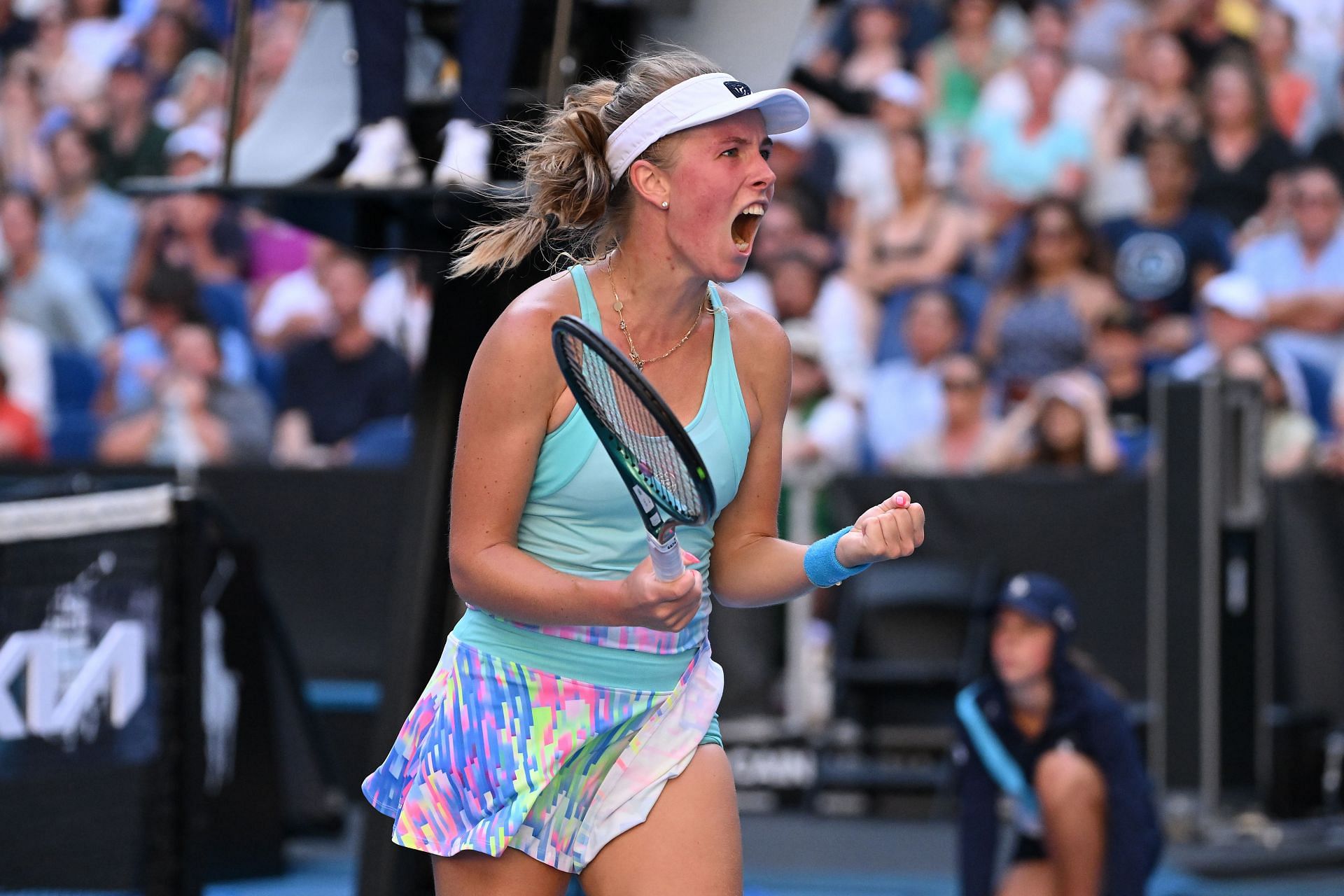 Magdalena Frech at the 2024 Australian Open.