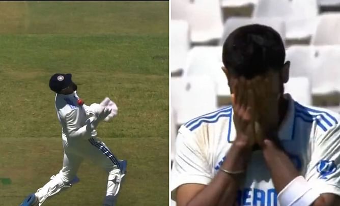 [Watch] Jasprit Bumrah can’t believe KL Rahul dropping a sitter of Aiden Markram in the 2nd IND vs SA Test
