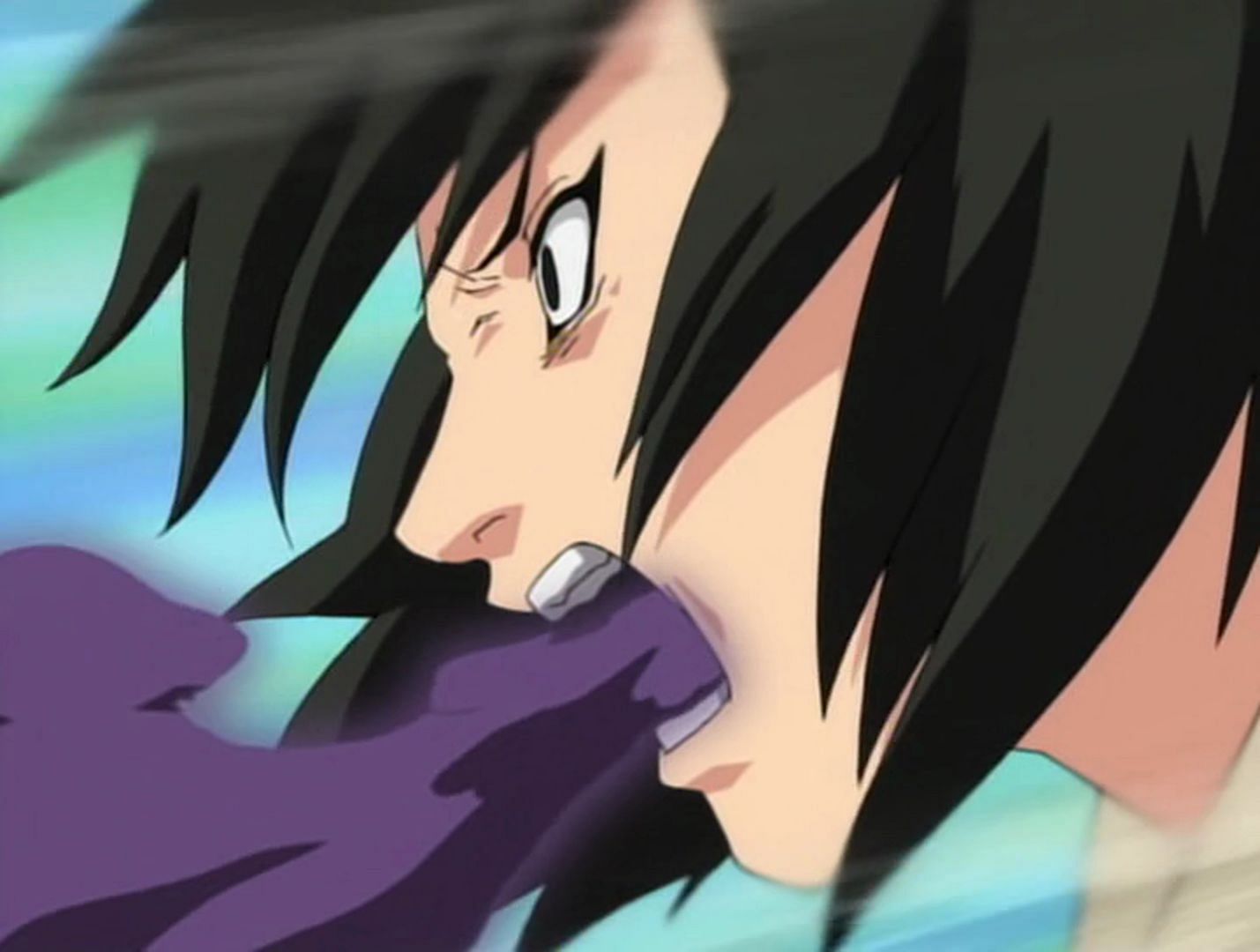 Shizune utilizing the Poison Mist technique in the &#039;Naruto&#039; series (Image via Studio Pierrot)