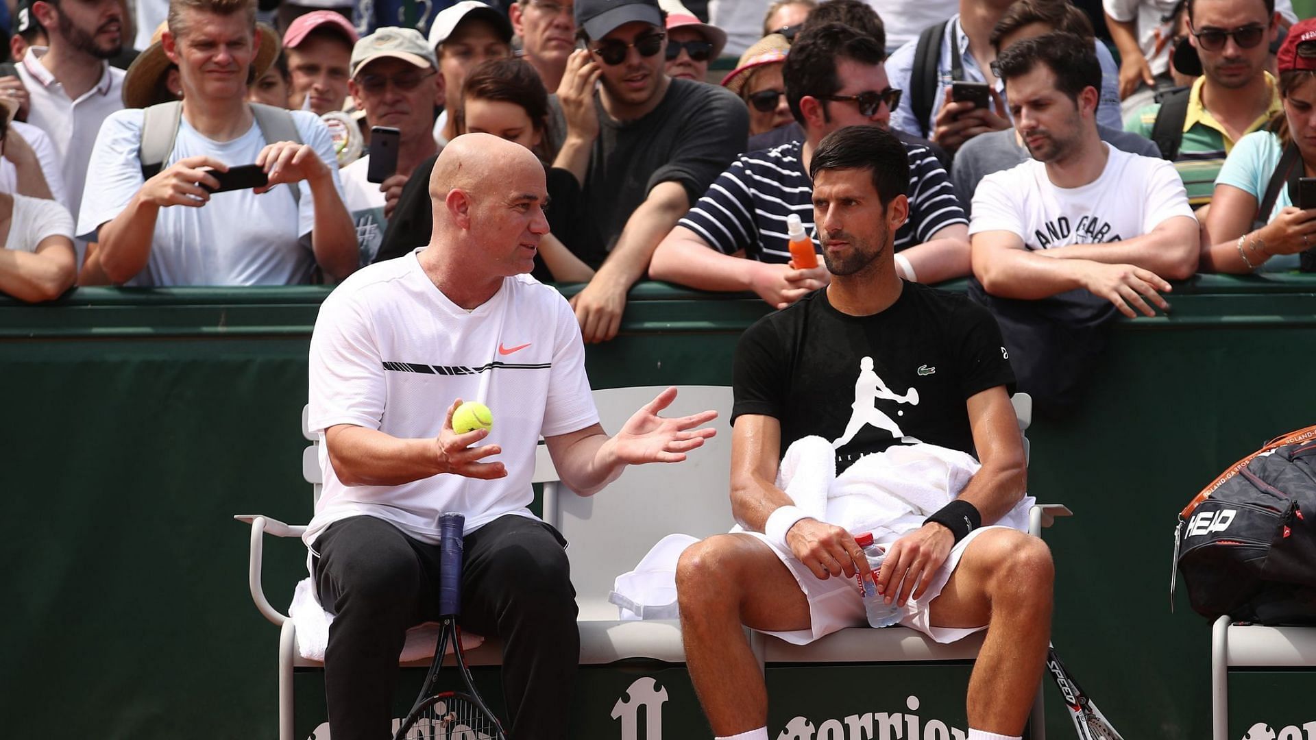 Novak Djokovic had enlisted Andre Agassi&#039;s services as a coach for some time in 2017