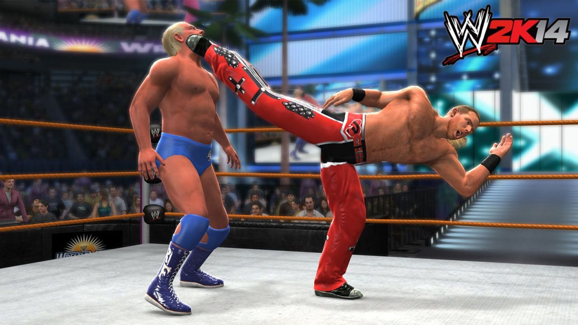 WWE 2K14 features wrestlers from the Attitude Era (Image via 2K)