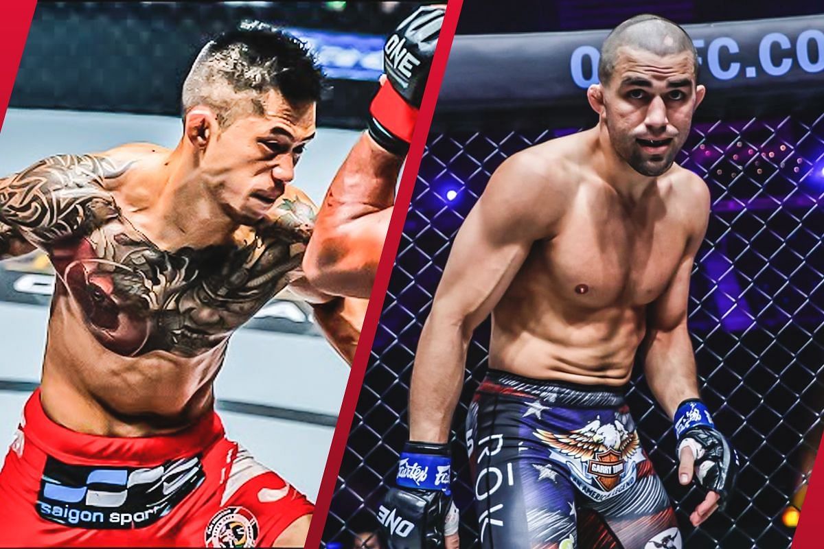 Martin Nguyen (Left) faces Garry Tonon (Right) at ONE 165