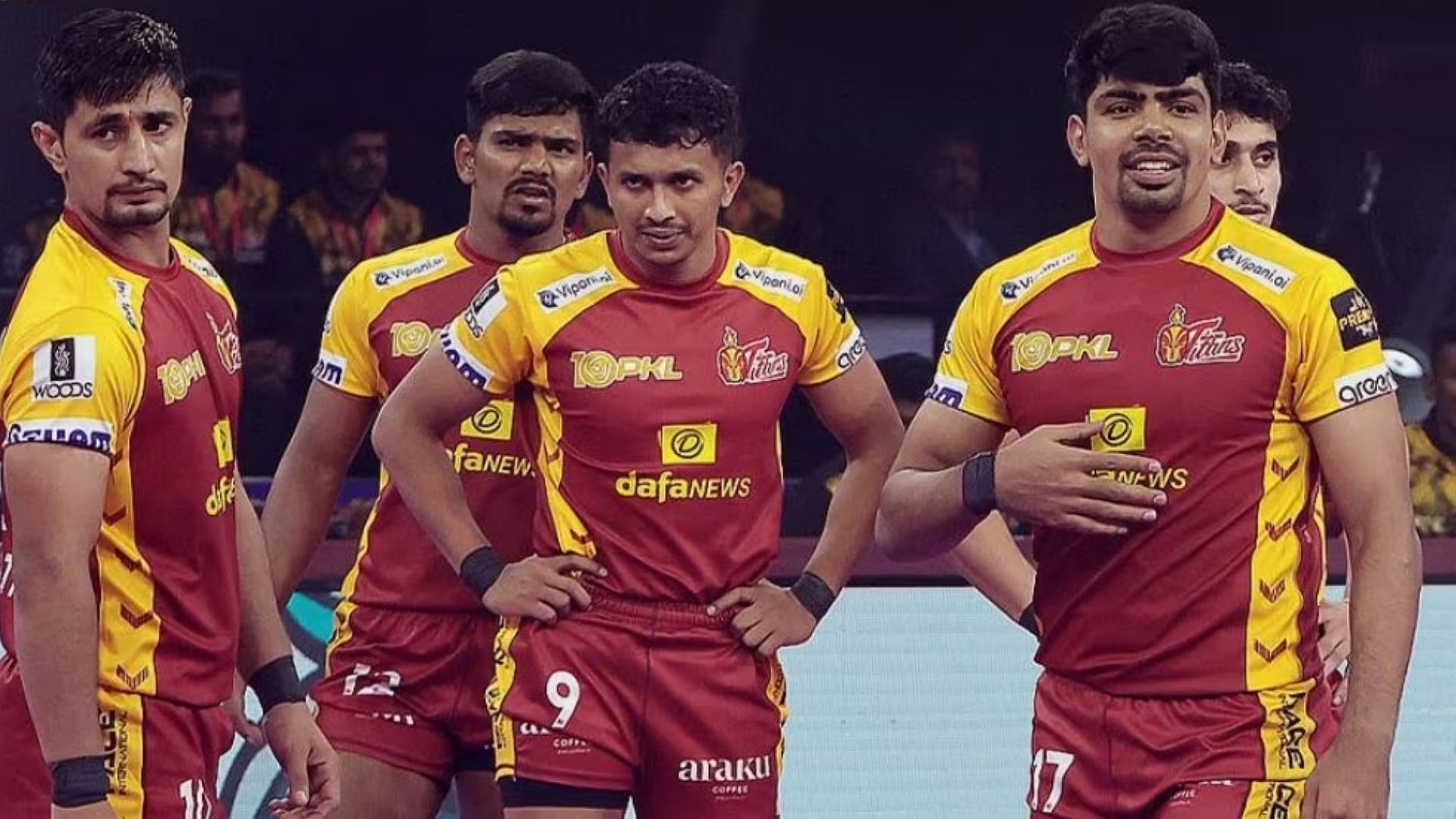 Telugu Titans in PKL 2023 (Image via Pro Kabaddi 2023)