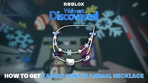 How to get Kawaii Winter Animal Necklace in Roblox Walmart Discovered