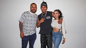 Nestor Cortes and wife Alondra bask in starstruck bliss with Puerto Rican rap sensation Myke Towers