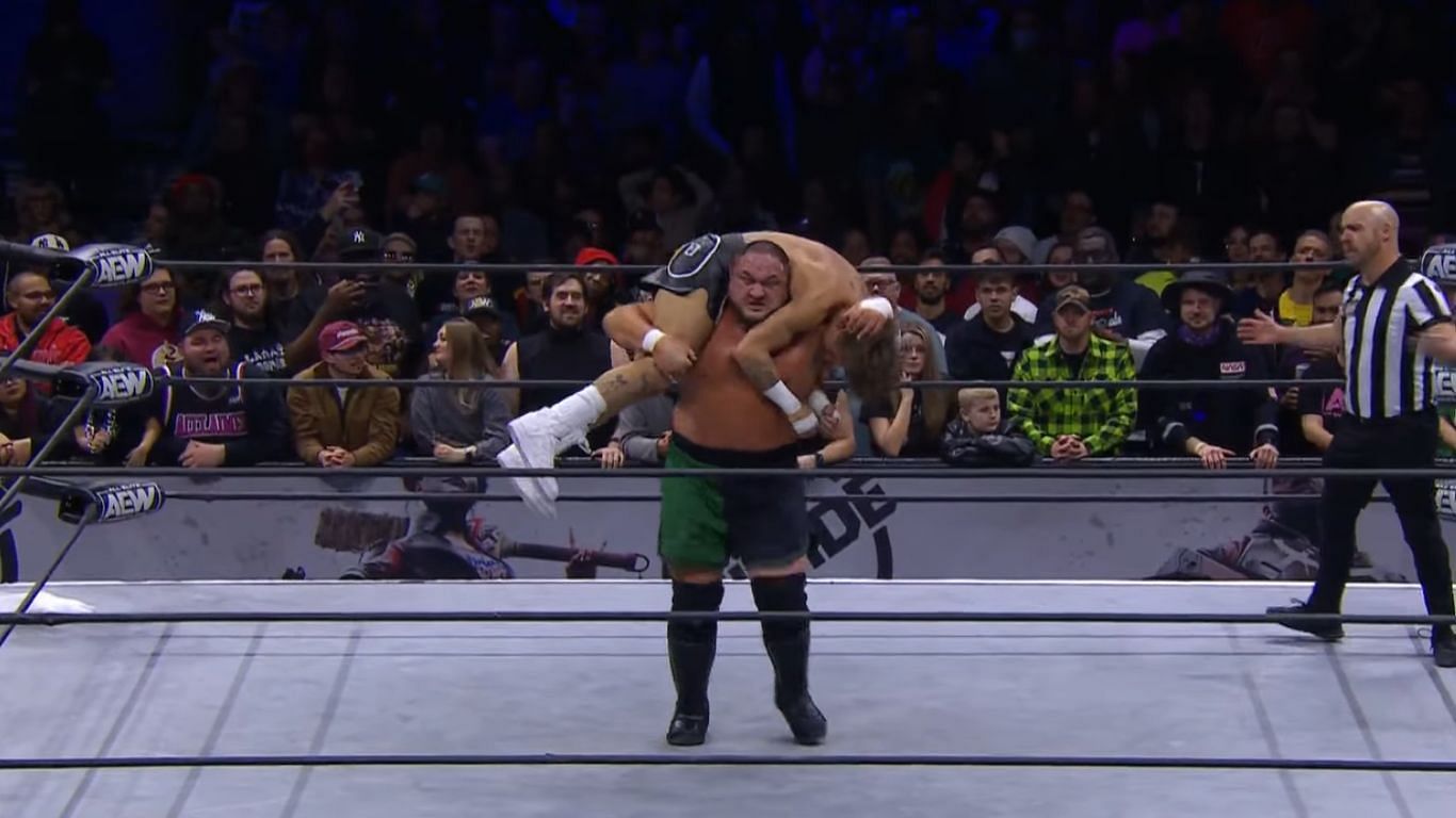 Samoa Joe retained his AEW World title against Hook this past week on Dynamite