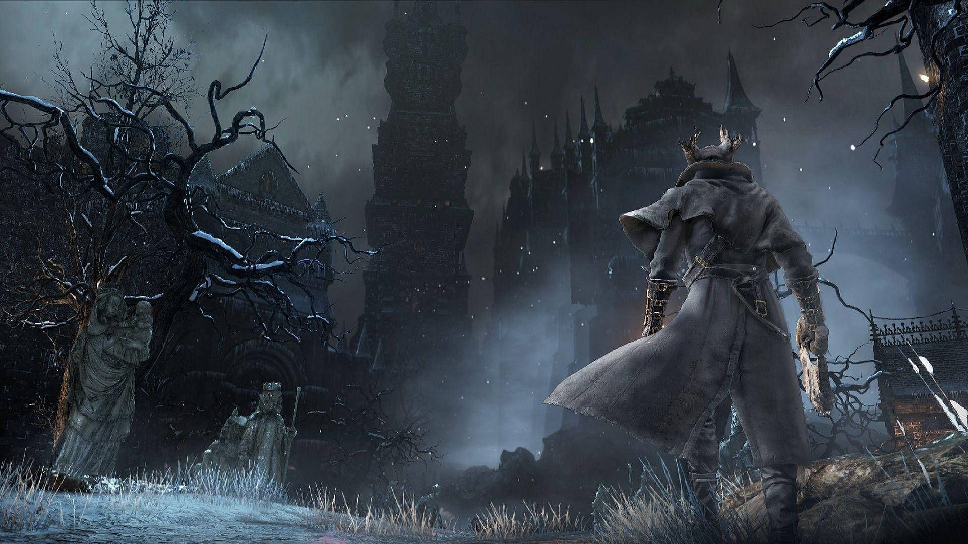 Every level in Bloodborne is dripping with atmosphere (Image via FromSoftware)