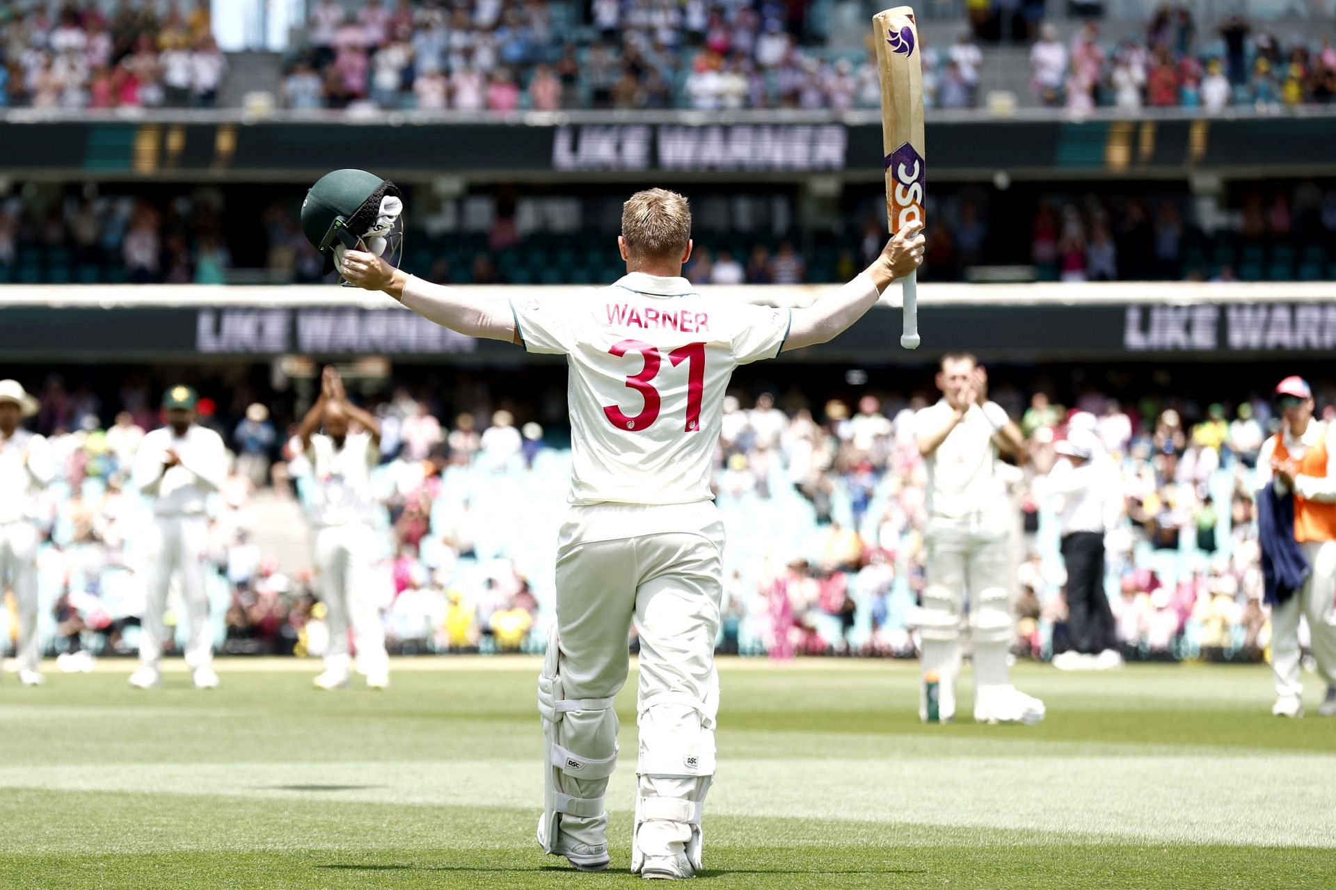 David Warner struck 26 centuries and 37 half-centuries in Test cricket. [P/C: Getty]