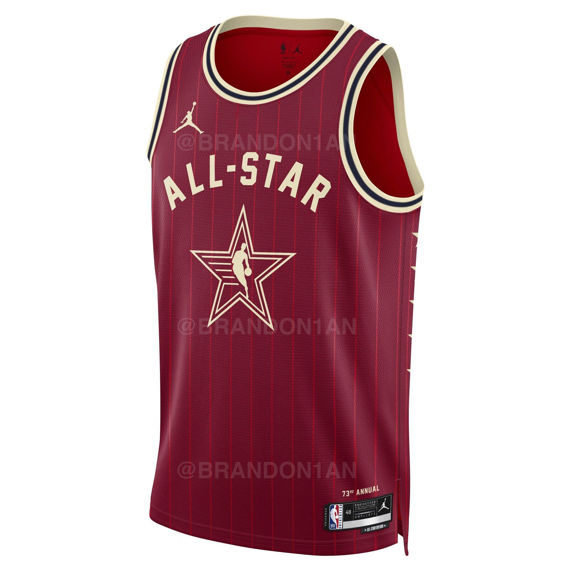 2024 NBA All-Star jersey (front)