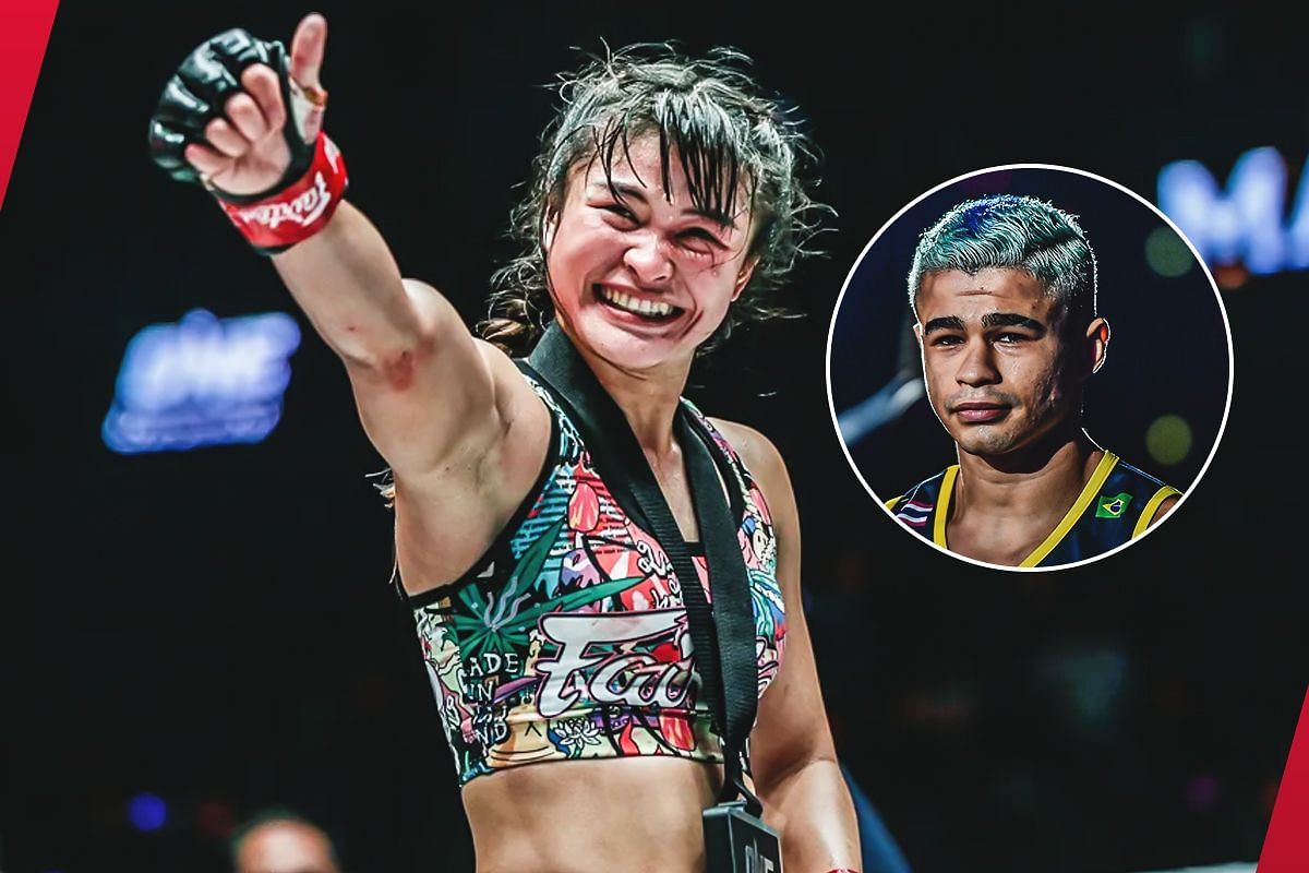 Fabricio Andrade (Right) credits Stamp Fairtex for her incredible year in 2023
