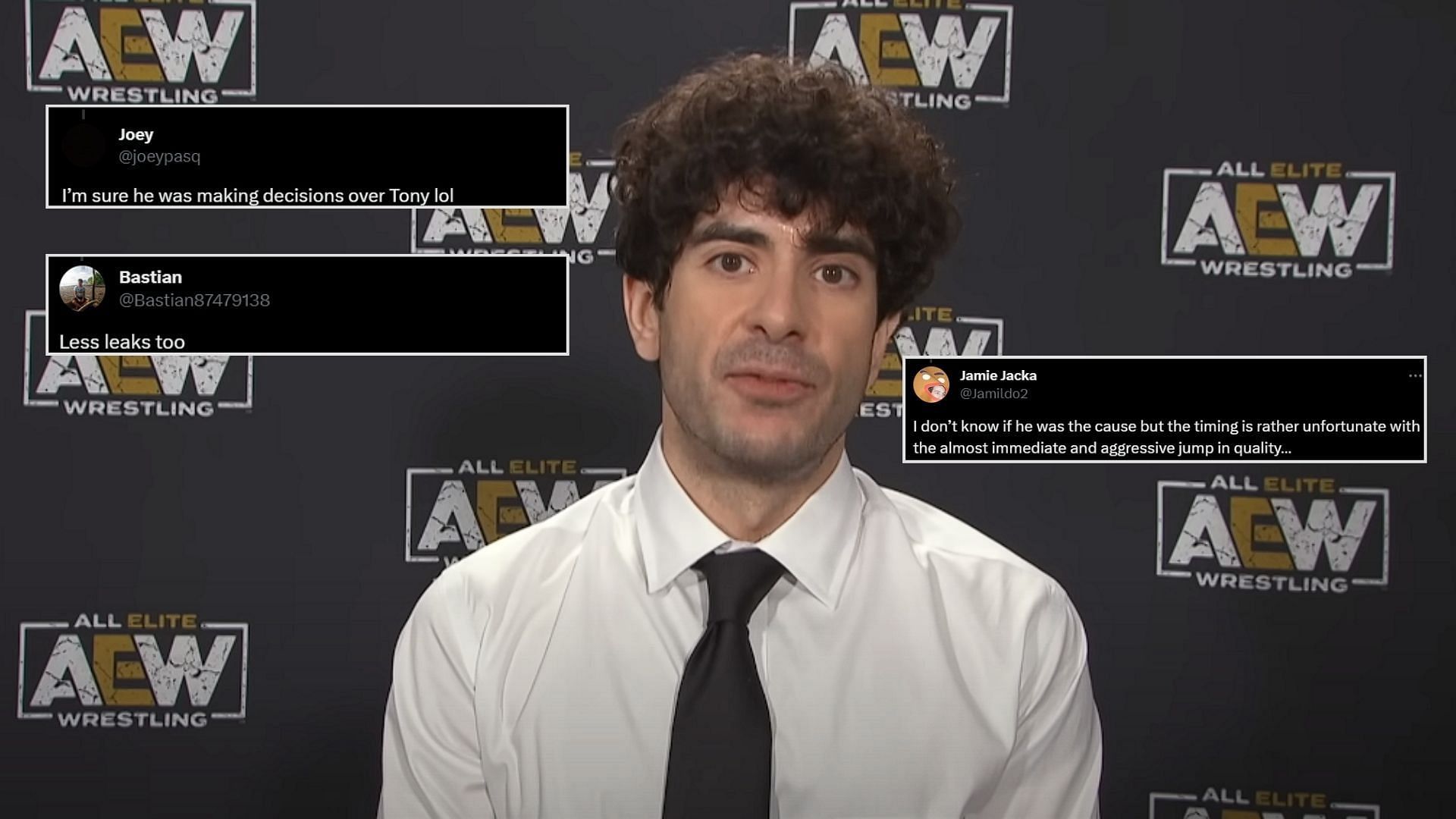 Tony Khan is the president of All Elite Wrestling [Photo courtesy of AEW Official YouTube Channel]