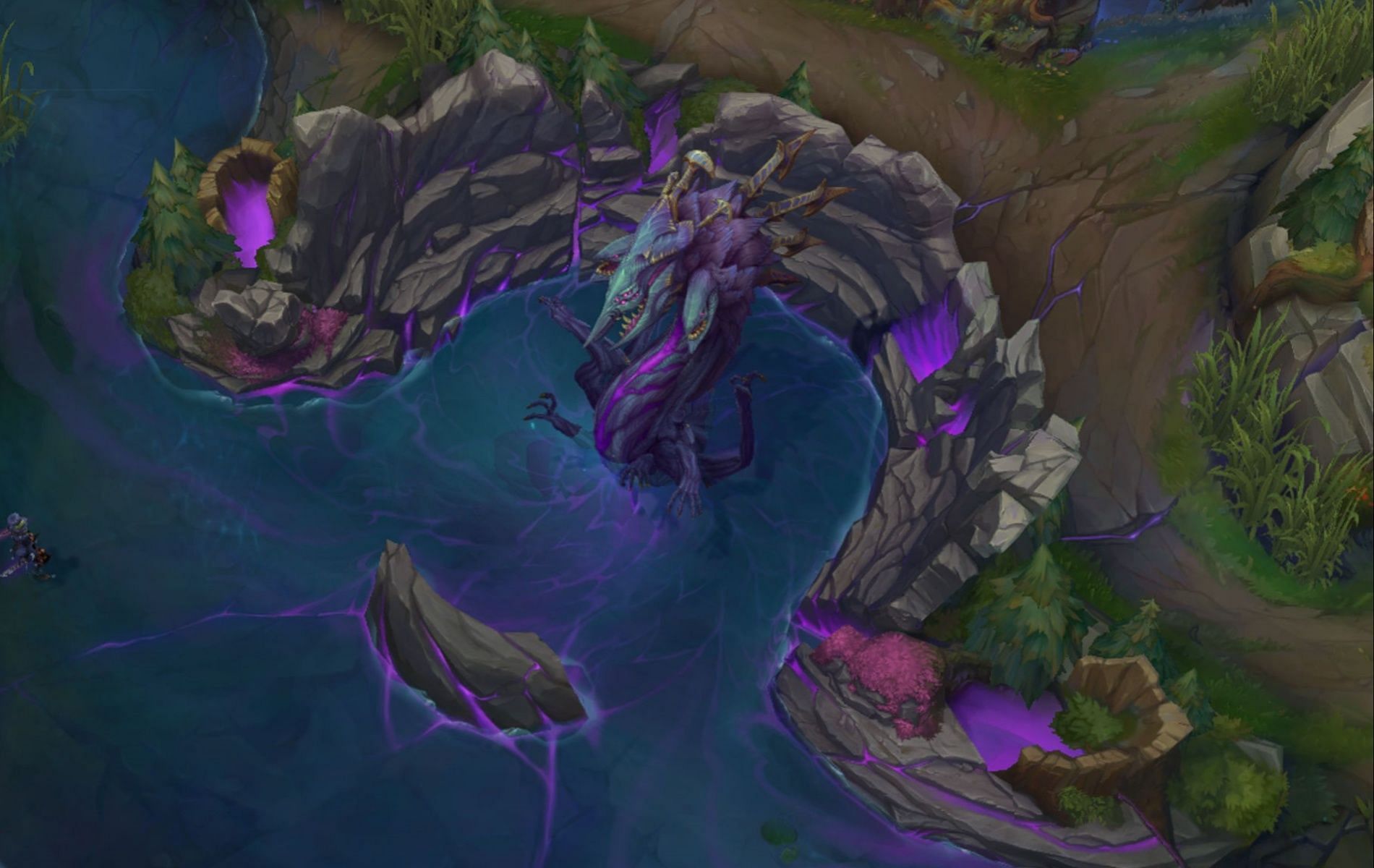 Territorial Baron Terrain changes (Image via Riot Games)