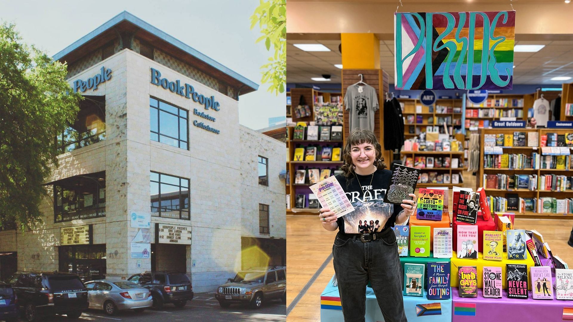 The Texas law was challenged by book sellers like BookPeople (Image via Facebook / BookPeople)