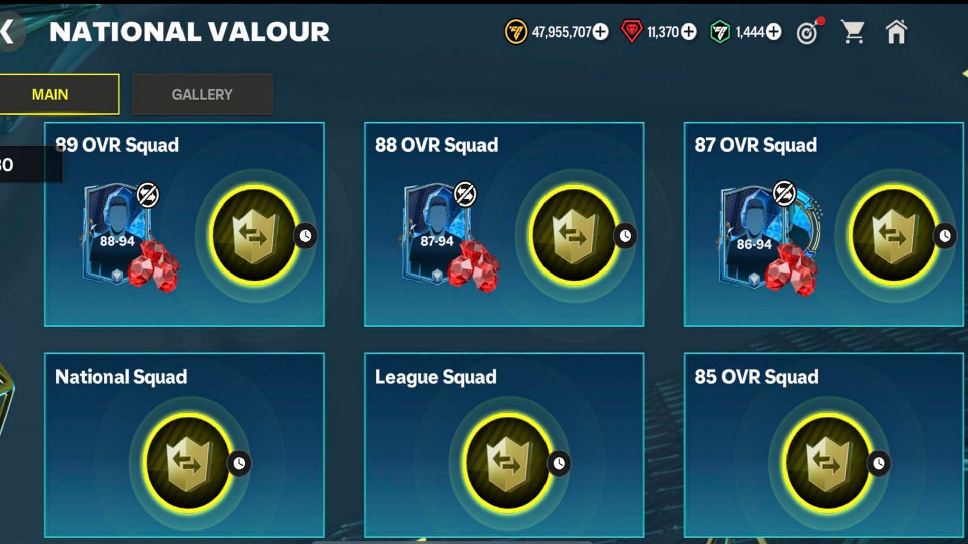 National Valour exchanges (Image via EA Sports)