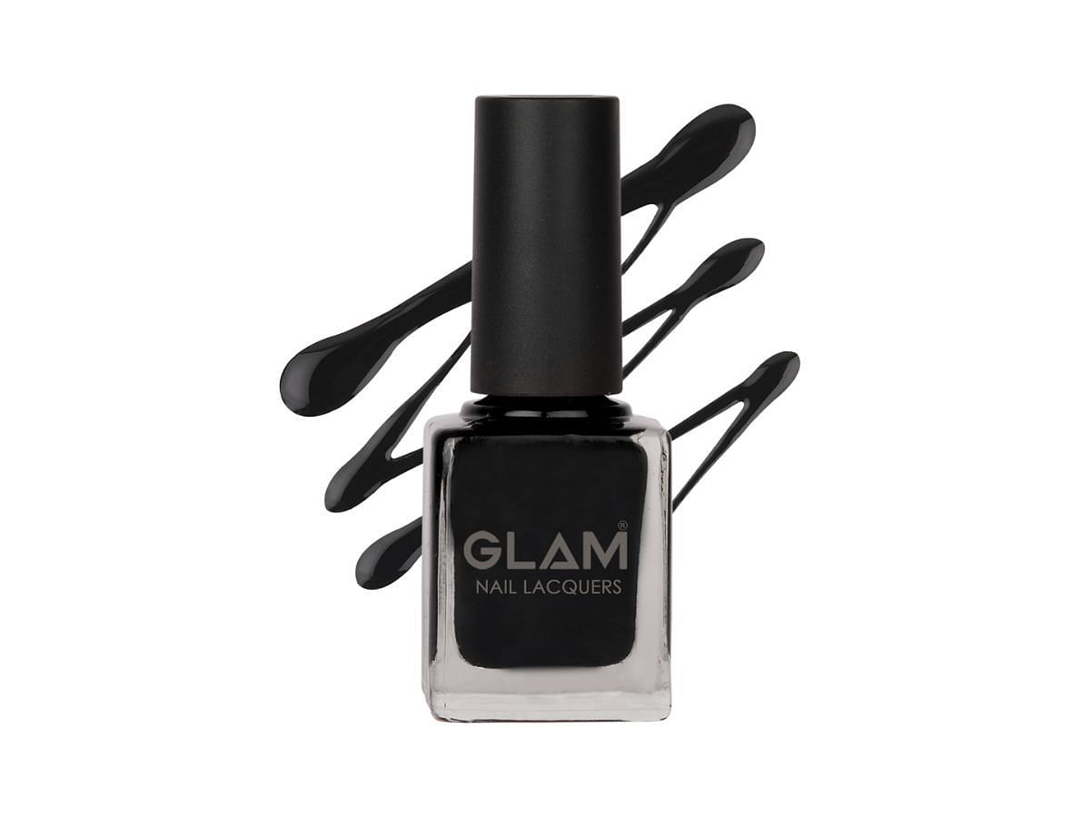 Night Buzz-Black Nail Lacquer (Image via GlamNails)