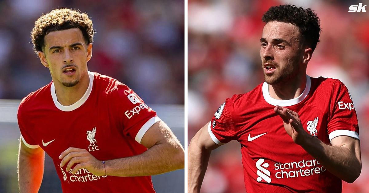 Liverpool duo Curtis Jones (left) and Diogo Jota (right)