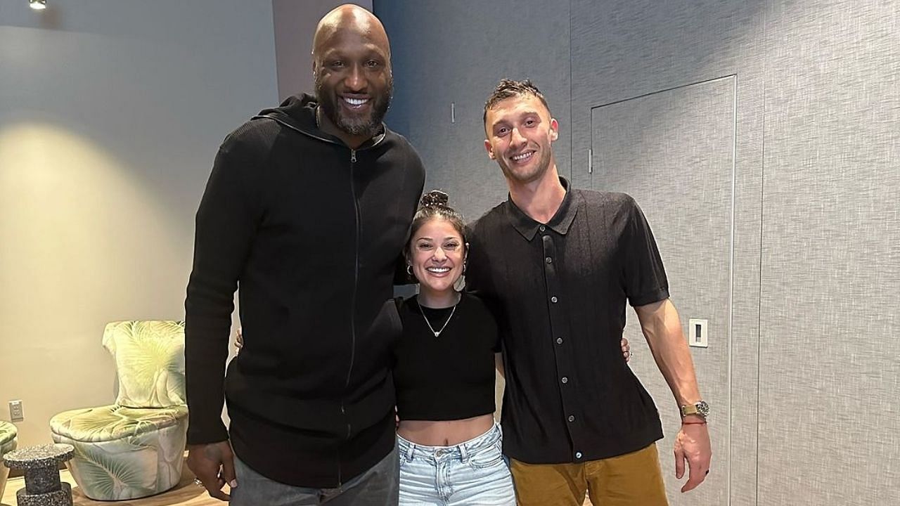 Lamar Odom brings in the 90 Day Fianc&eacute; stars Loren and Alexei Brovarnik for a noble cause (Image source: Instagram @lamarodom)