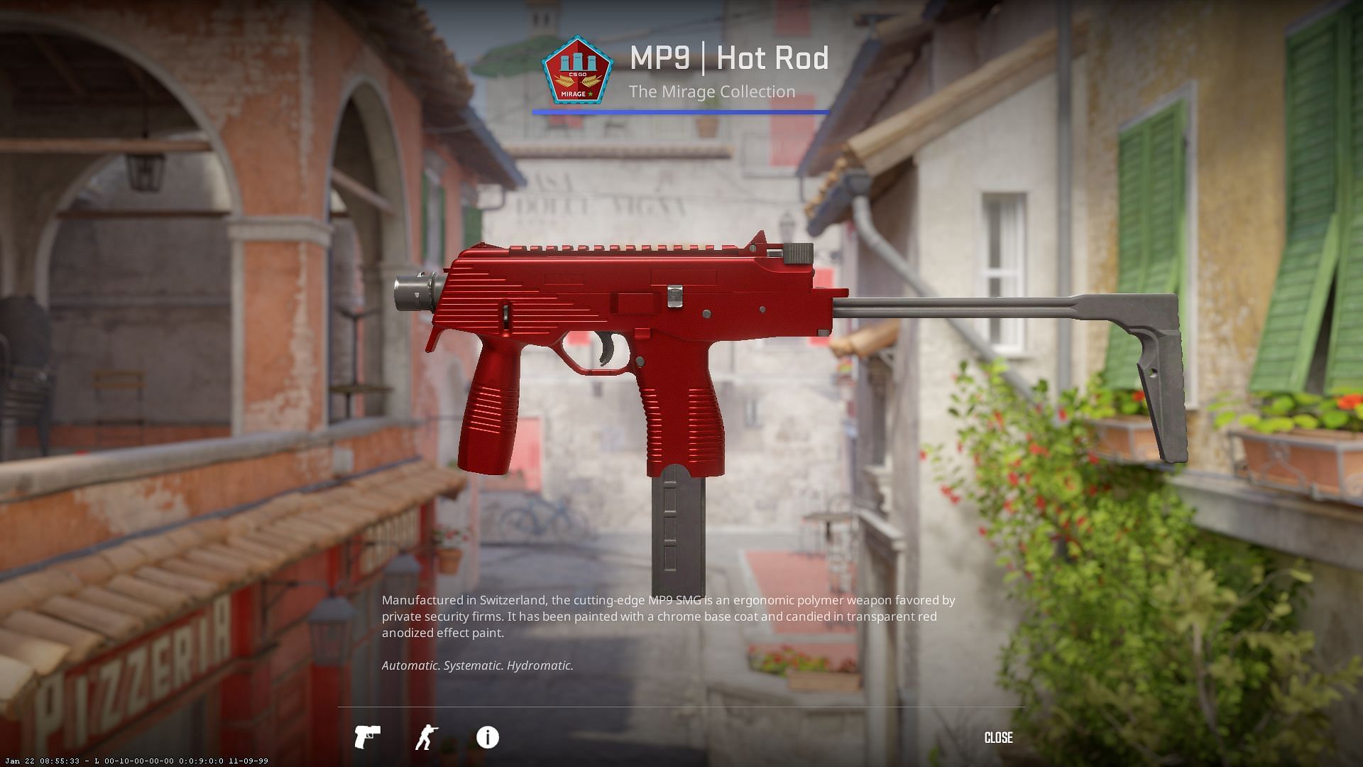 MP9 Hot Rod (Image via Valve)
