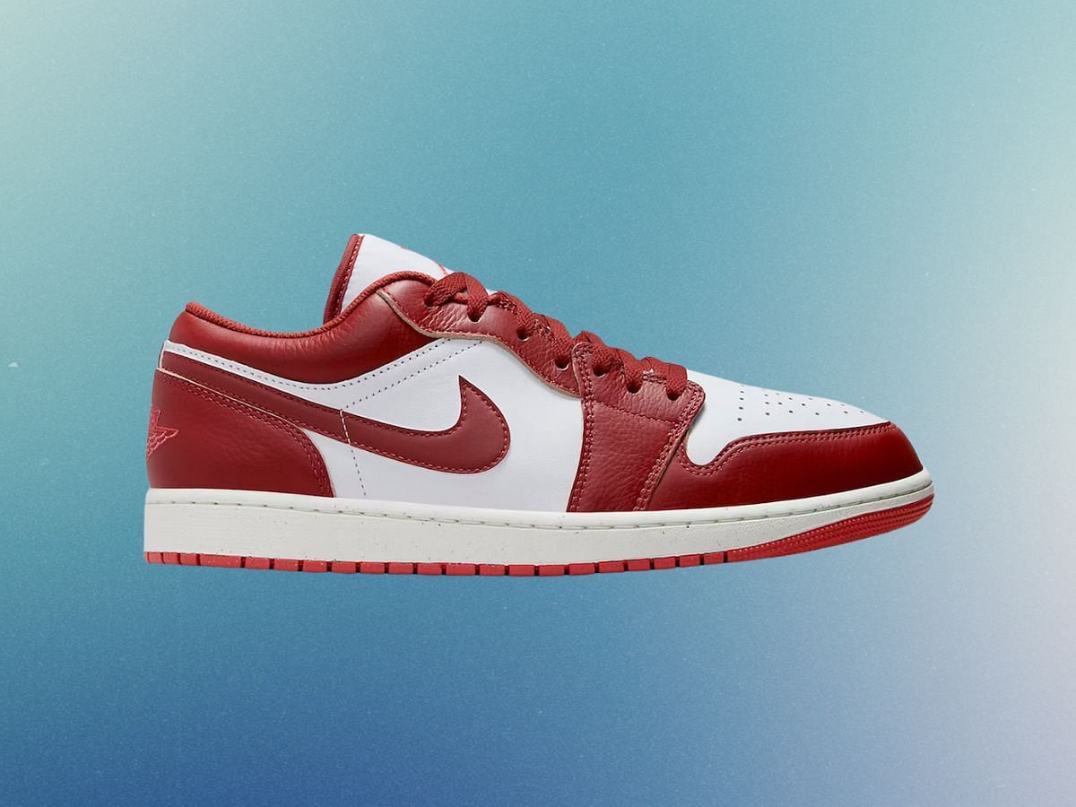 The Jordan 1 Low &quot;Dune Red&quot; (Image via StockX)