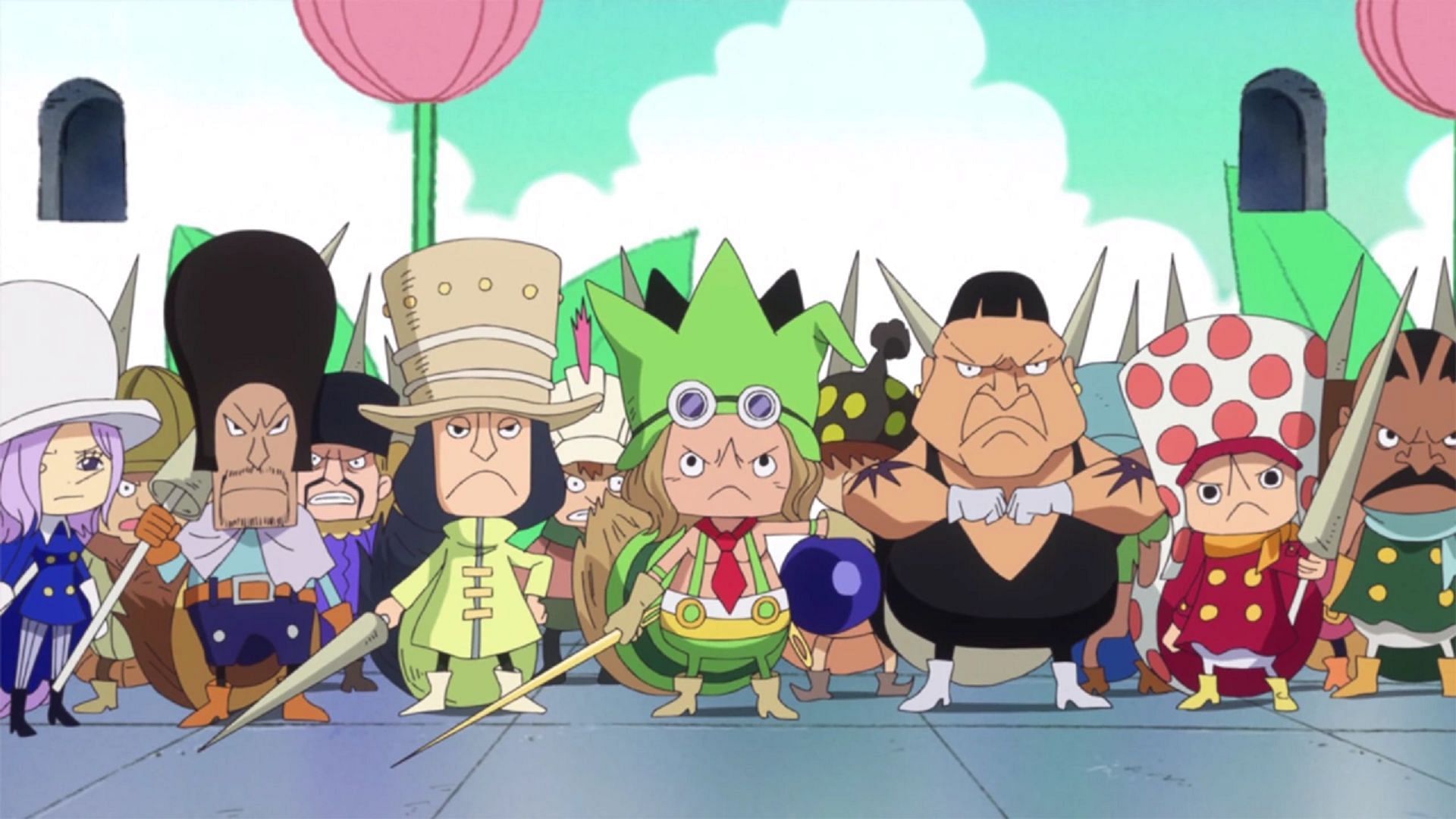 The Tontatta Tribe Dwarves as seen in One Piece (Image via Toei Animation)