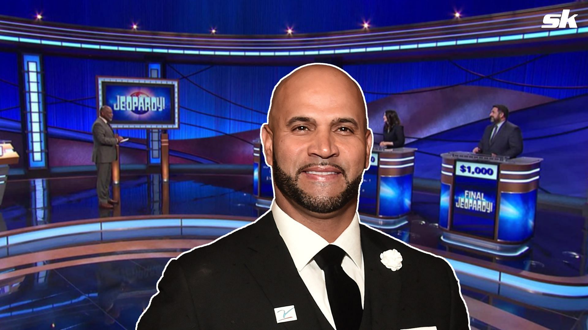 A Jeopardy! contestant invoked rage against Albert Pujols while giving his answer