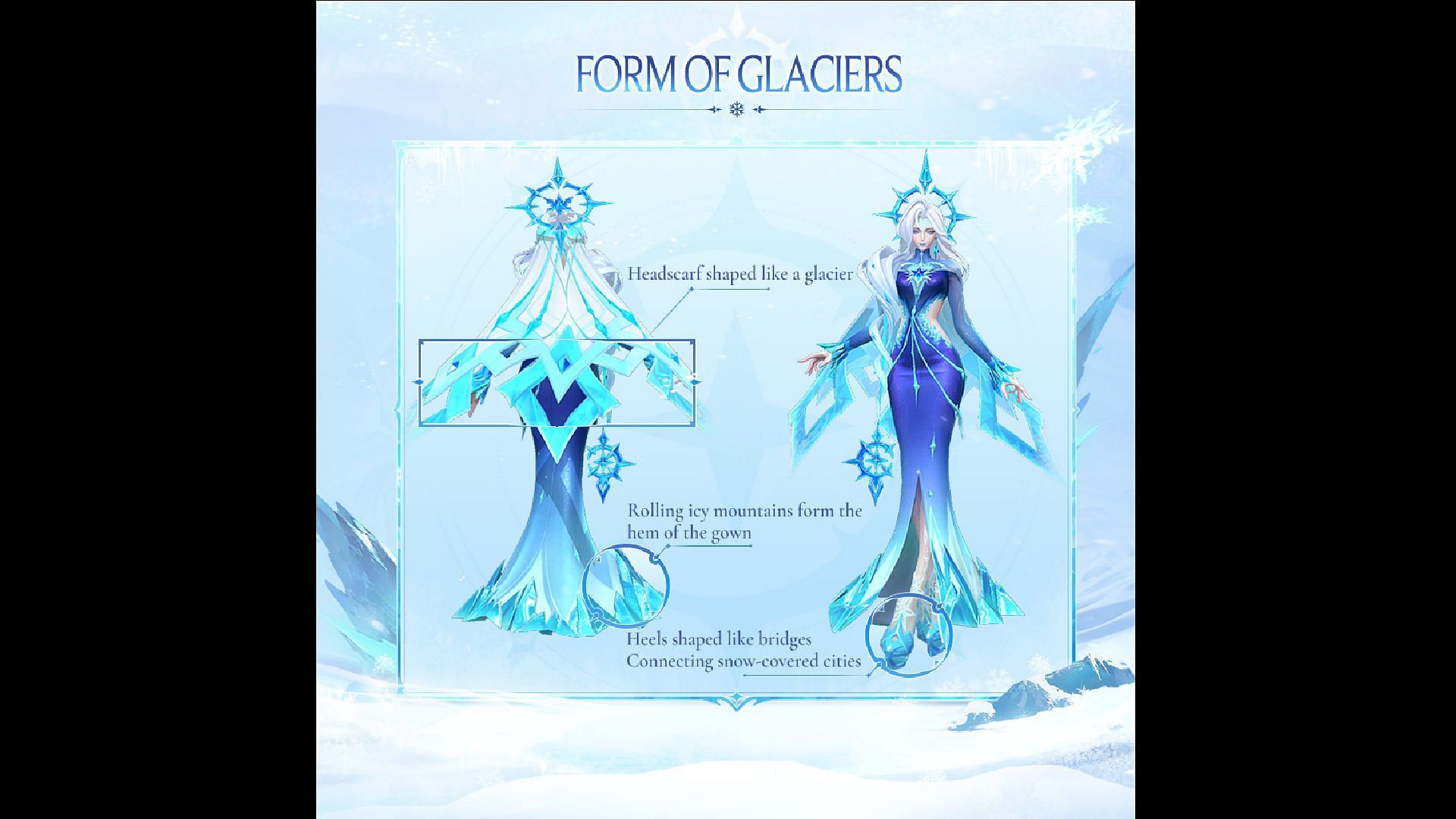 Some special changes in Aurora&#039;s appearance (Image via Moonton Games)