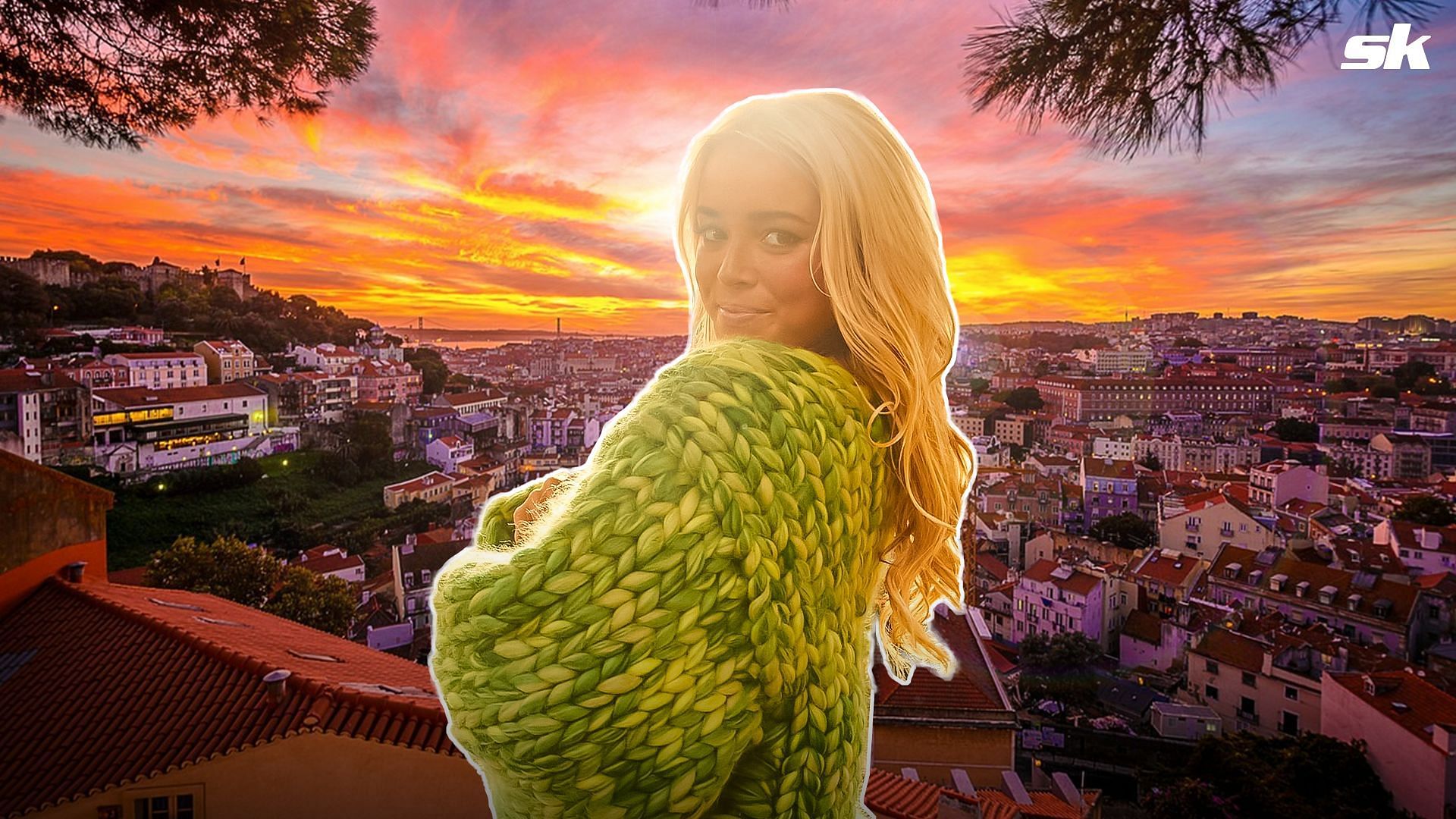 Olivia Dunne aparece com um “suéter verde grosso” para o artigo 2024 Portugal da Sports Illustrated