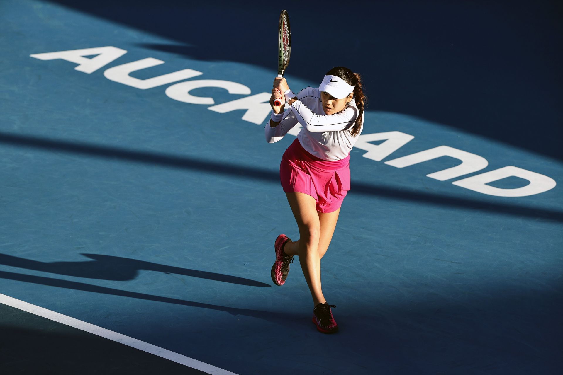 Emma Raducanu at the 2024 Women&#039;s ASB Classic.