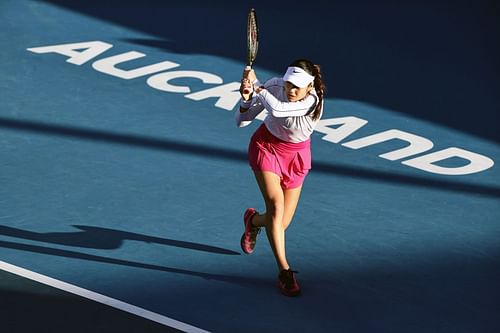 Emma Raducanu at the 2024 Women's ASB Classic.