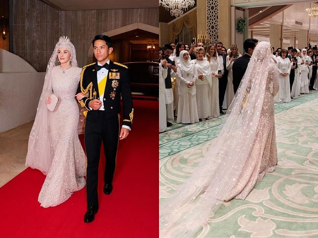 anisha rosnah wedding look: What did the Royal Bride wear for Prince of ...