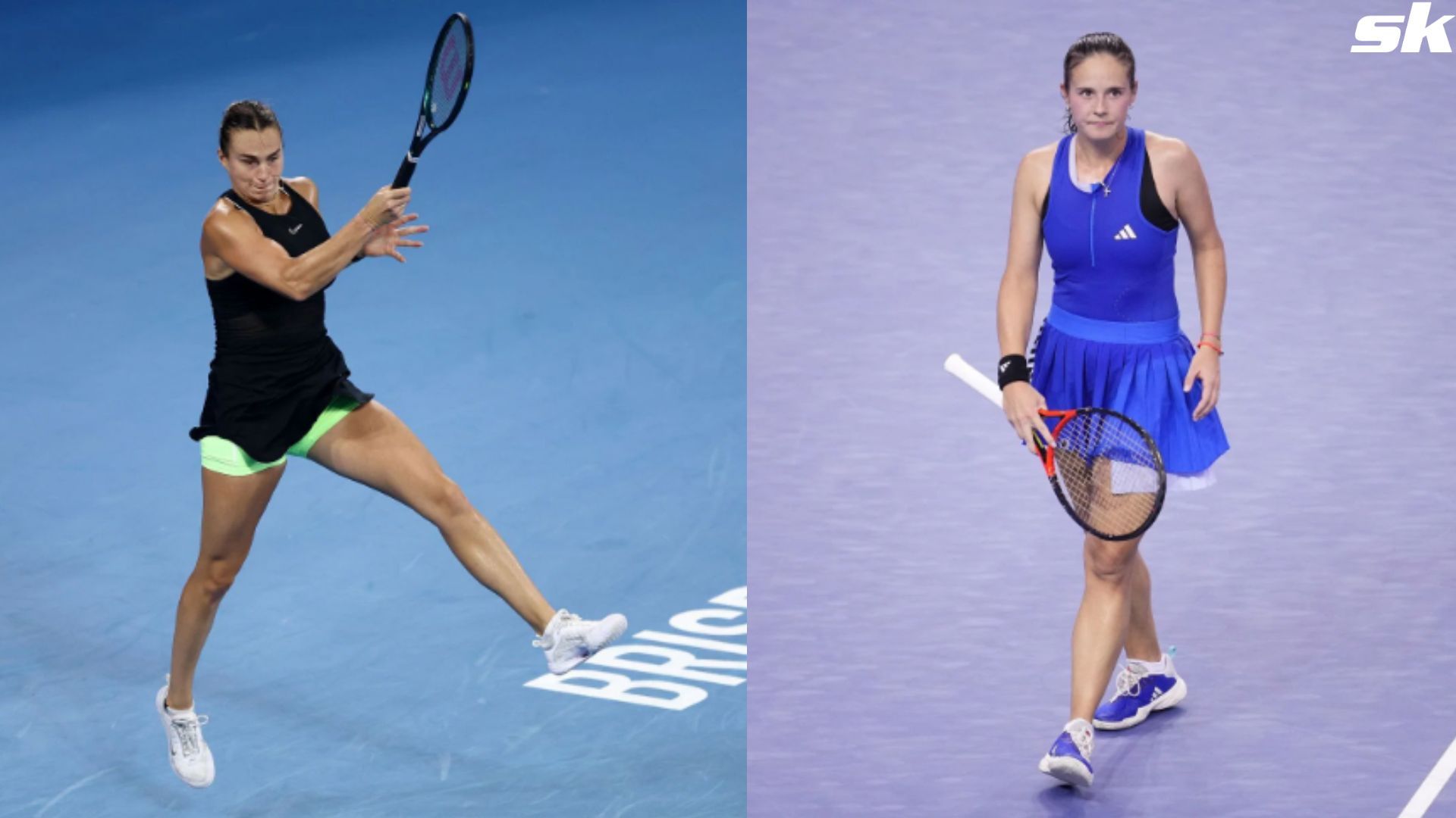 Aryna Sabalenka and Daria Kasatkina