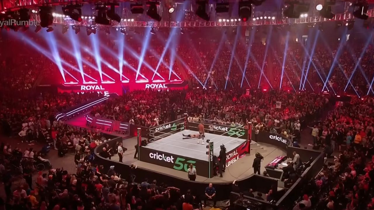 A shot of the crowd at Royal Rumble (via WWE