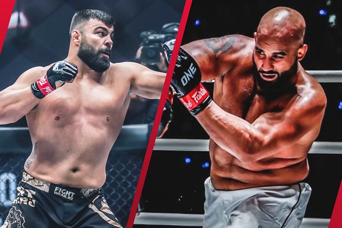 Amir Aliakbari (left) and Arjan Bhullar (right) | Image credit: ONE Championship