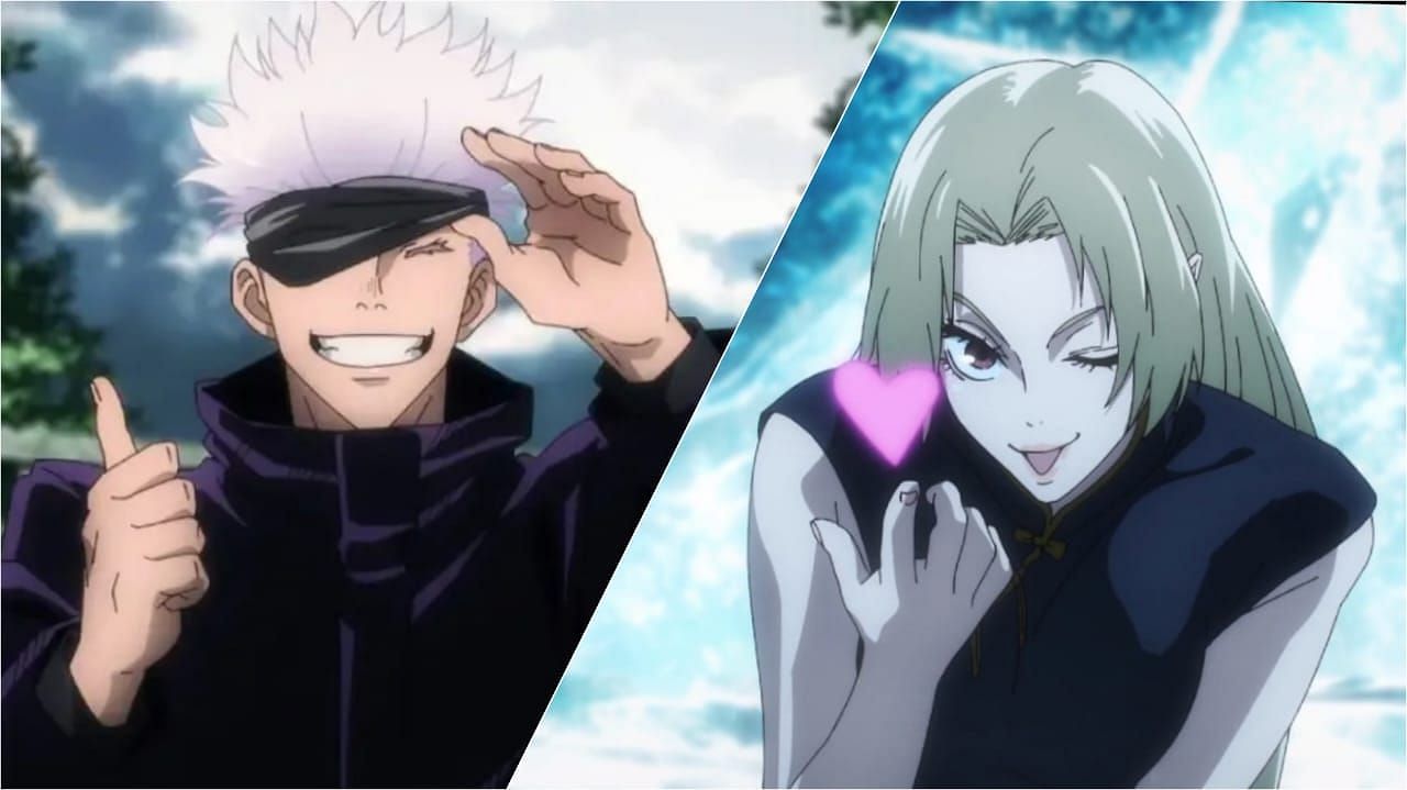 Satoru Gojo and Yuki Tsukumo as seen in Jujutsu Kaisen (image via Sportskeeda)