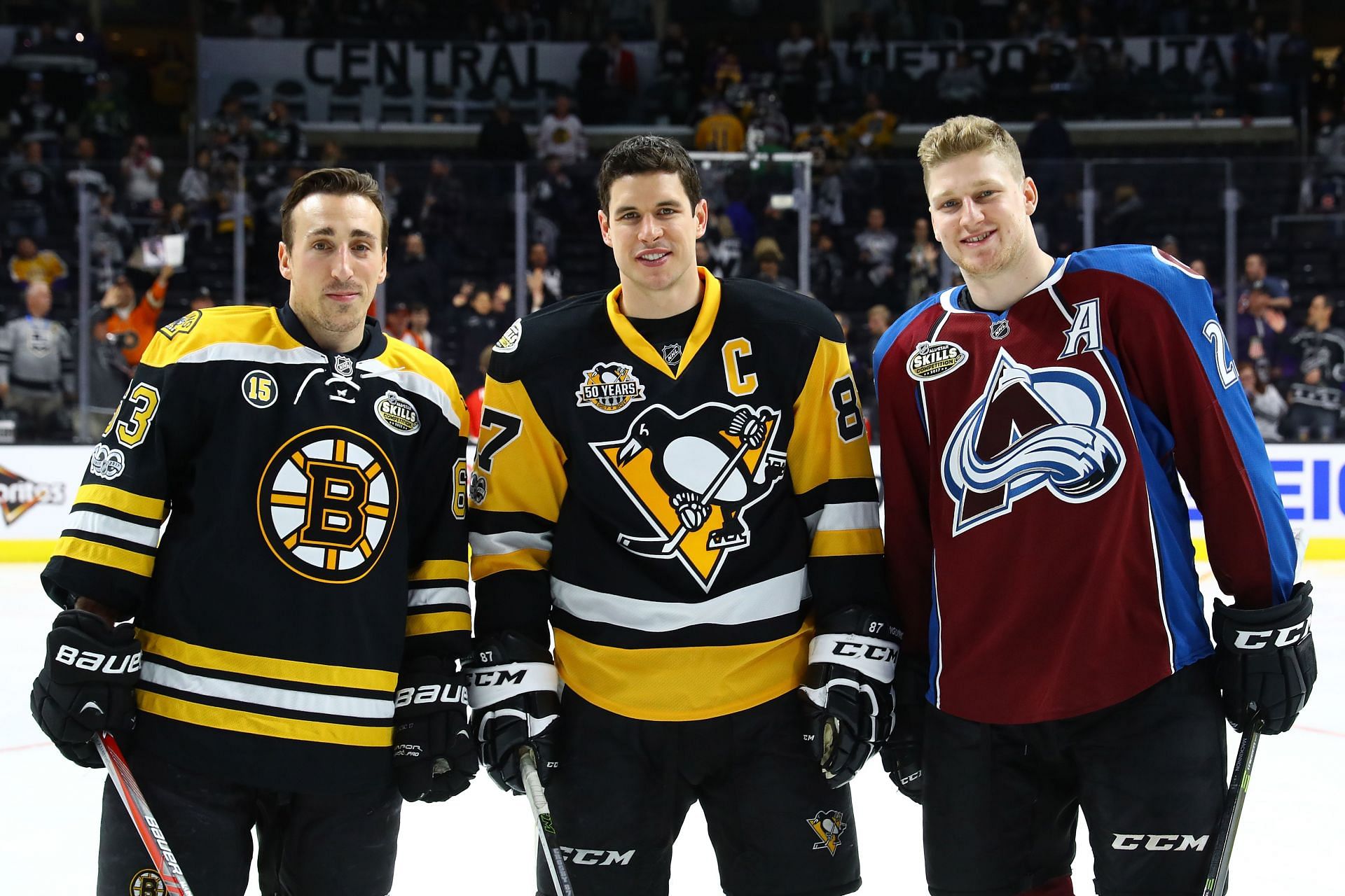 Nova Scotia NHLers Brad Marchand, Sidney Crosby and Nathan MacKinnon