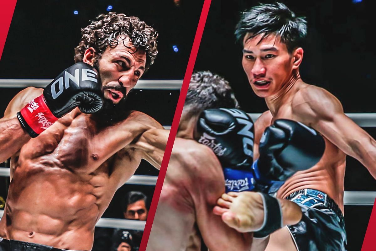 Fights involving champion strikers Chingiz Allazov (L) and Tawanchai (R) are included in ONE