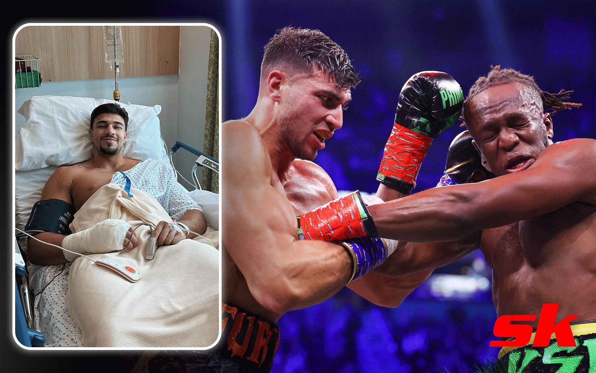Tommy Fury undergoes surgery after fighting KSI with one arm