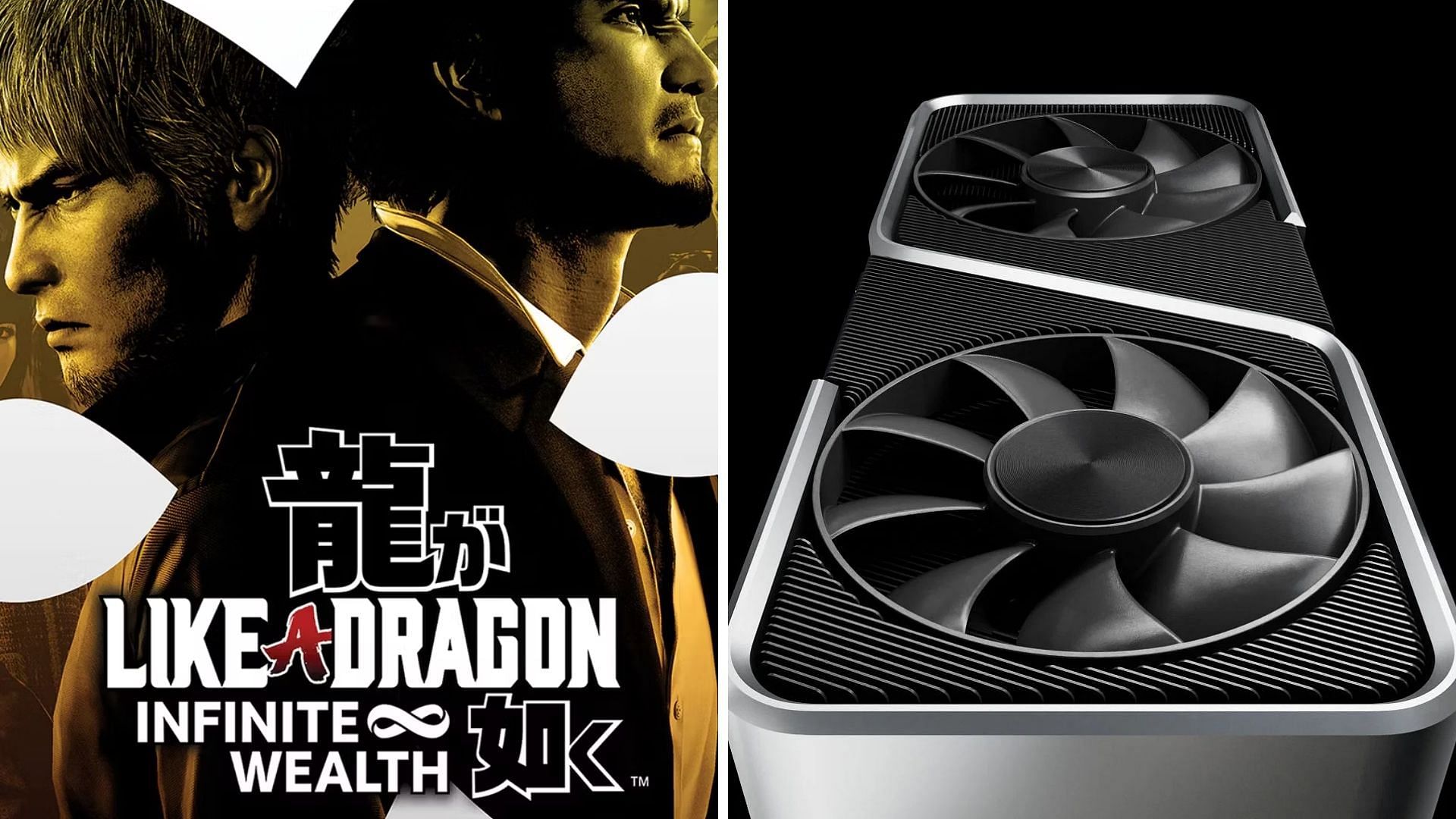 The Nvidia RTX 3060 can play Like a Dragon Infinite Wealth at high framerates (Image via Nvidia and Steam)