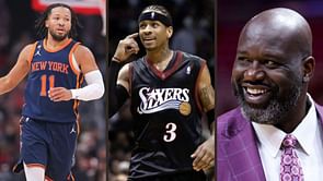 “He's a bad motherf*": Shaquille O'Neal unleashes F-bomb praise for Jalen Brunson, earns Allen Iverson comparison
