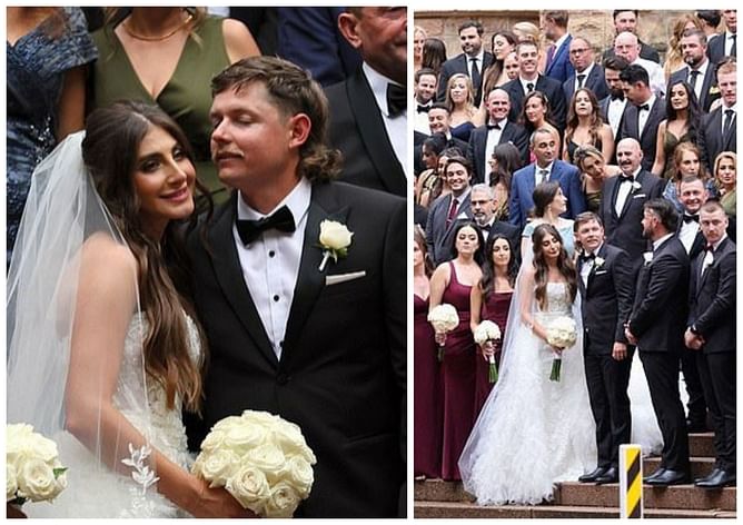LIV Golf’s Cameron Smith ties the knot with girlfriend Shanel Naoum in Brisbane
