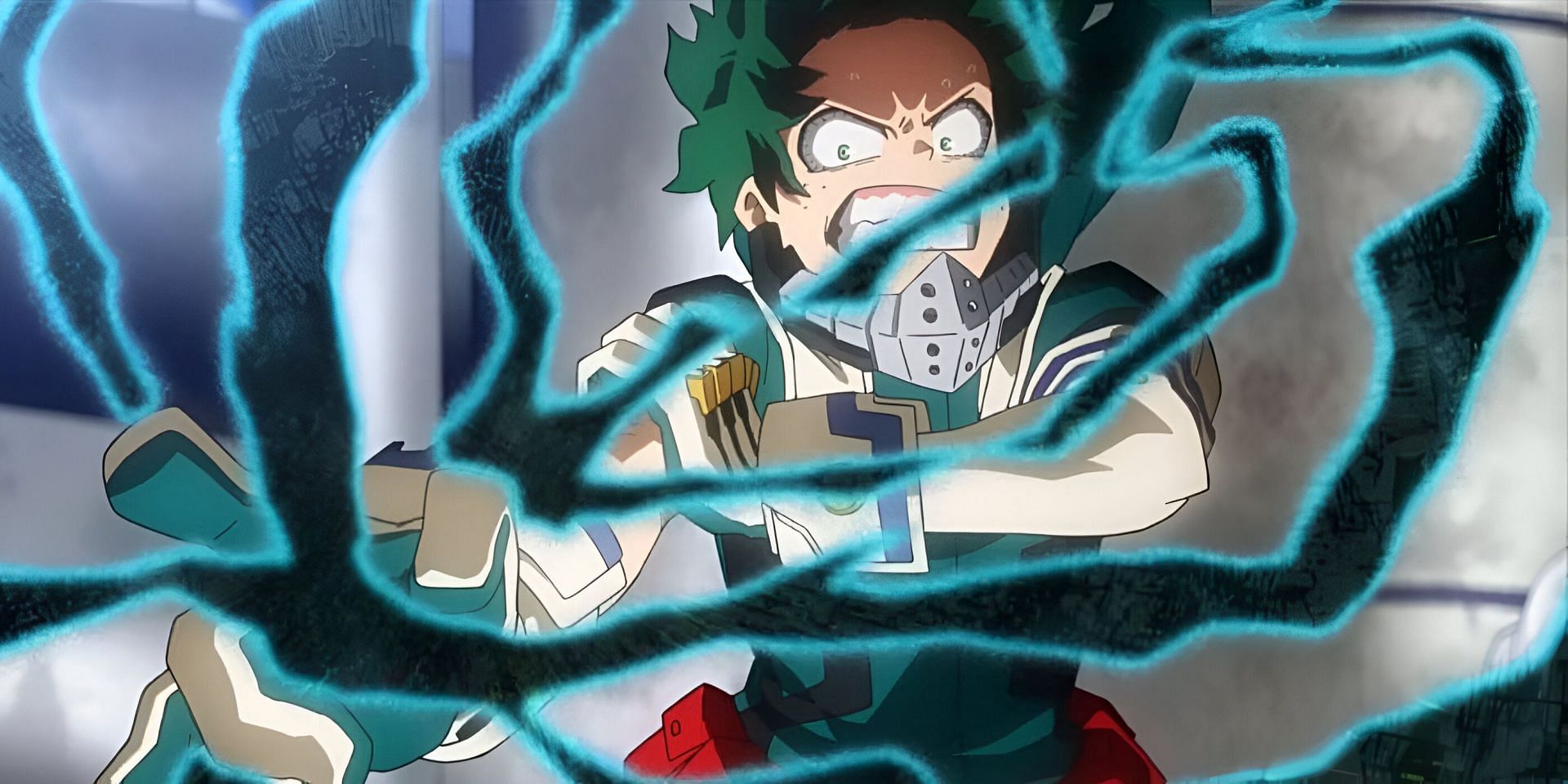 Deku awakening his quirk (Image via Bones)