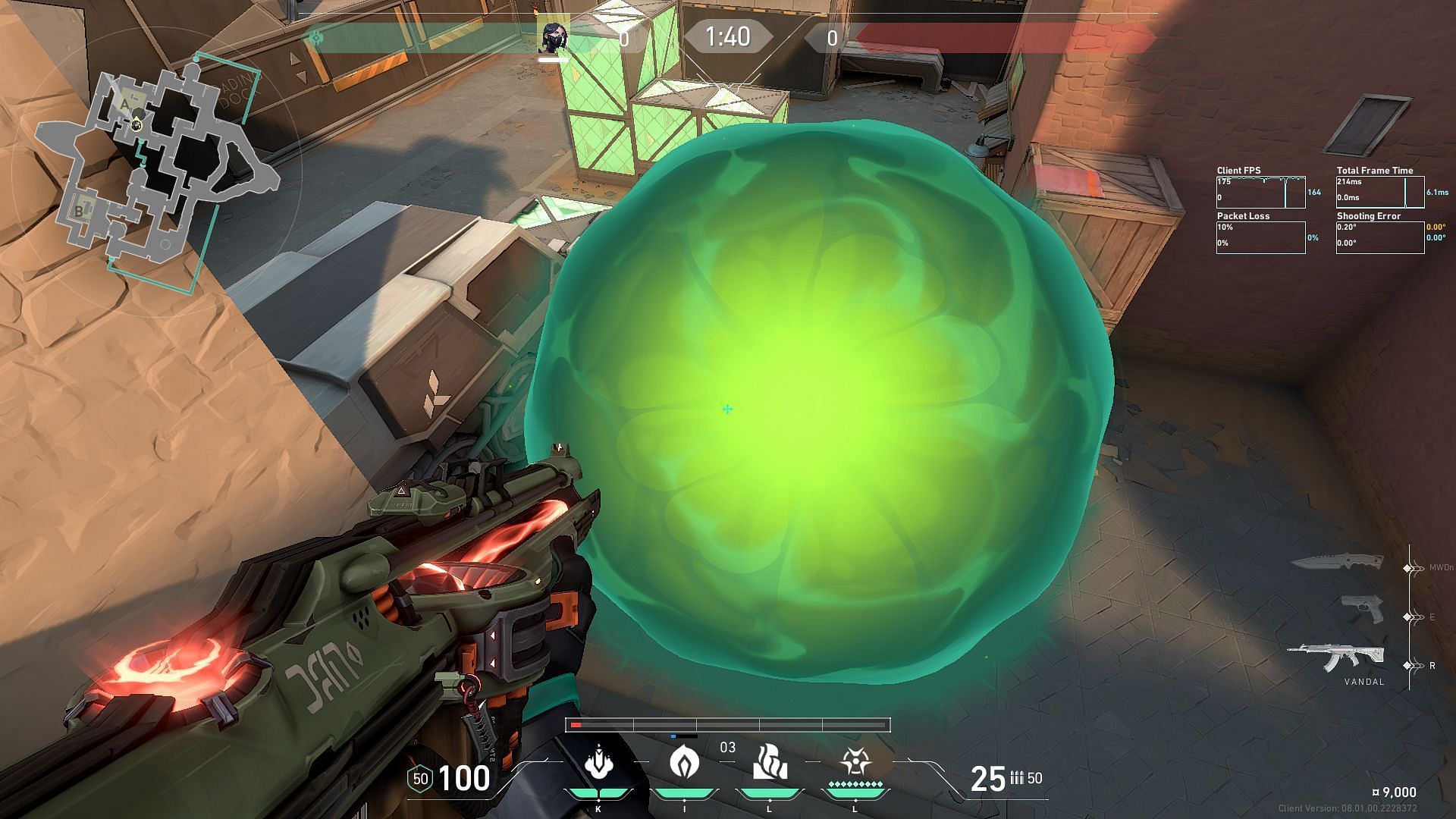 Poison Orb on A site (Image via Riot Games)