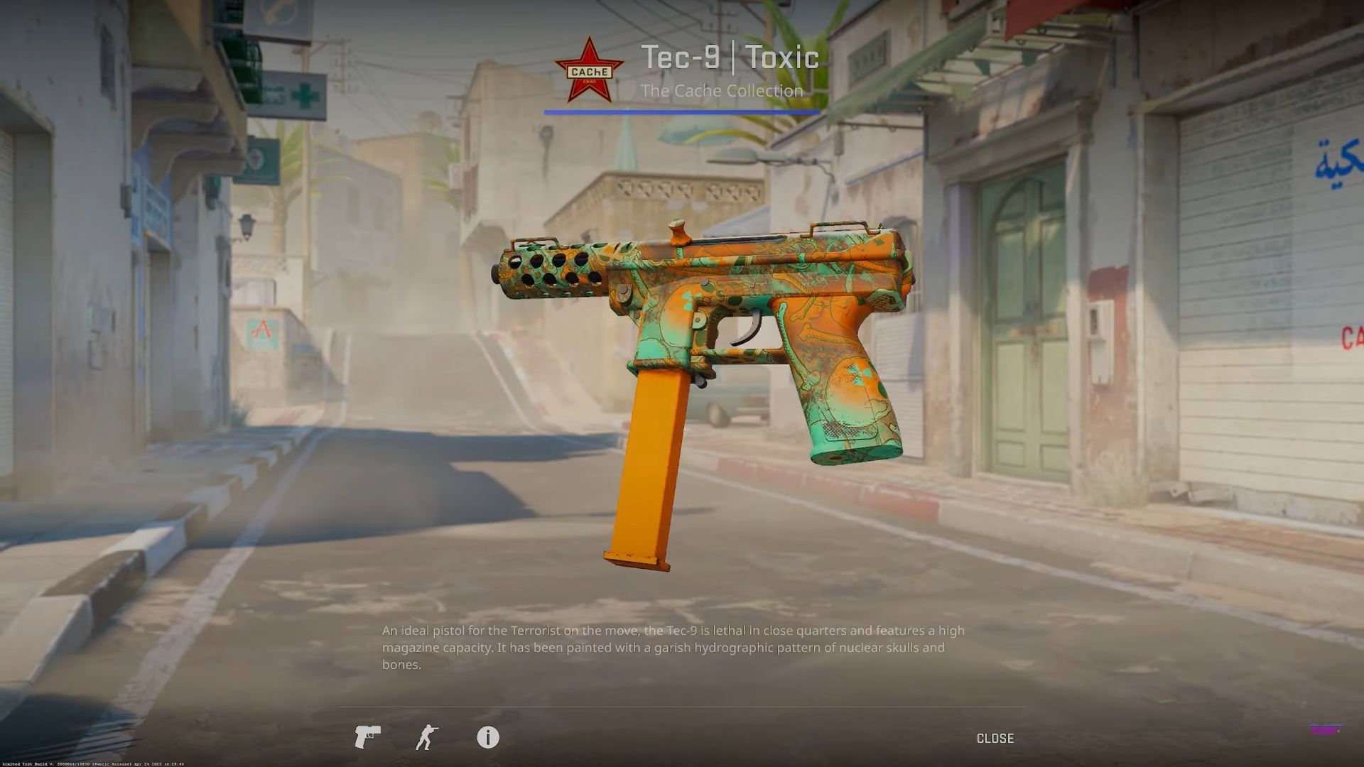 Tec-9 Toxic (Image via YouTube/covernant)