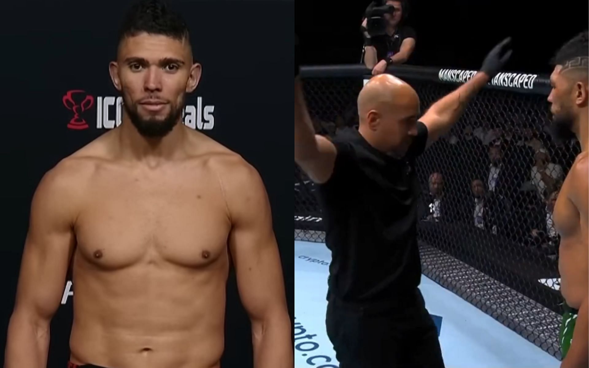 Johnny Walker [Left] says the decision to stop his fight with Magomed Ankalaev [Right] was correct [Image courtesy: @ufc - X, and UFC - YouTube]