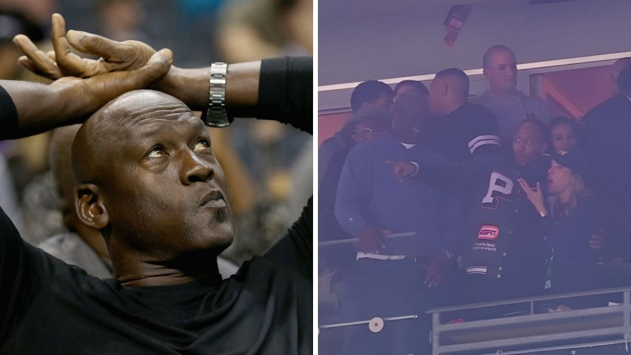 Michael Jordan watched the 2024 National Championship game with several famous people like him.